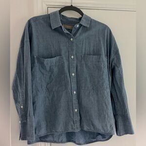 Everlane chambray boxy oxford Shirt